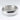Srebrny SYGNET MĘSKI / UNISEX antystresowy z obrotowym młotkowanym ringiem 8mm, stal chirurgiczna - CalmRings